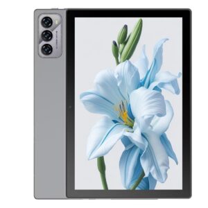 IKALL N18 Plus 4G Android Tablet – 10" HD Display | Octa-Core Processor | 4GB RAM, 64GB ROM | Dual Camera (8MP + 13MP) | 6000mAh Battery | WiFi + Voice Calling (Grey)