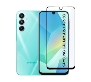 CEDO Tempered Glass for Samsung Galaxy A16/ A26/ M36/ F36 (5G) | Screen Protector Full HD Quality Tempered Glass Anti-Scratch Edge to Edge Coverage with Easy Installation Kit (Black)